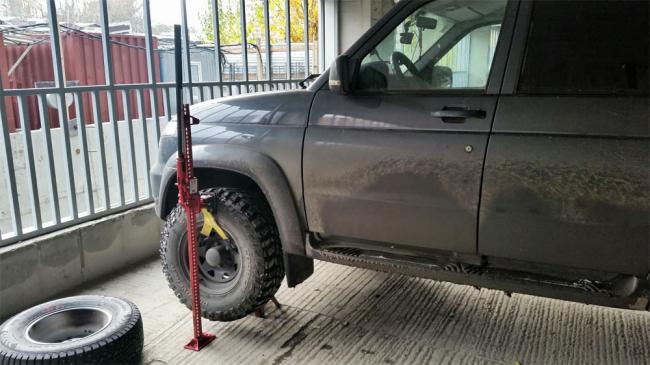 Реечный домкрат для автомобиля Реечный домкрат для автомобиля