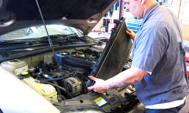 Ремонт радиатора машины Ремонт радиатора машины