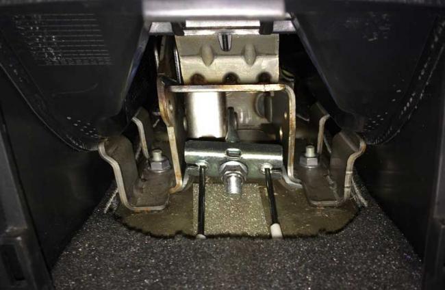 Ручник автомобиля после регулировки Ручник после регулировки