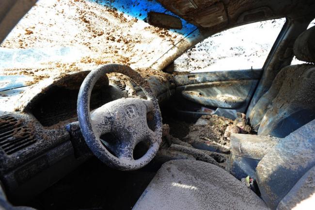 Салон после утопления Салон после утопления