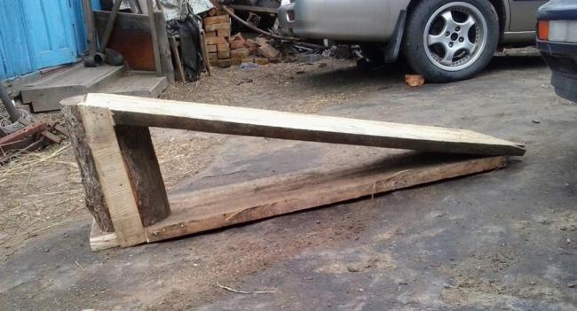 Самодельная эстакада Самодельная эстакада