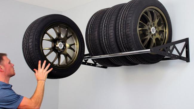 Хранение зимних шин в гараже Шины в гараже