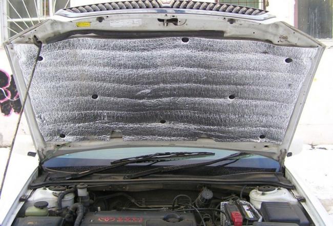 Шумоизоляция капота машины Шумоизоляция капота машины