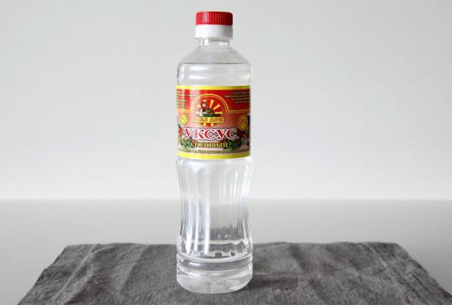 Столовый уксус против запаха Столовый уксус против запаха