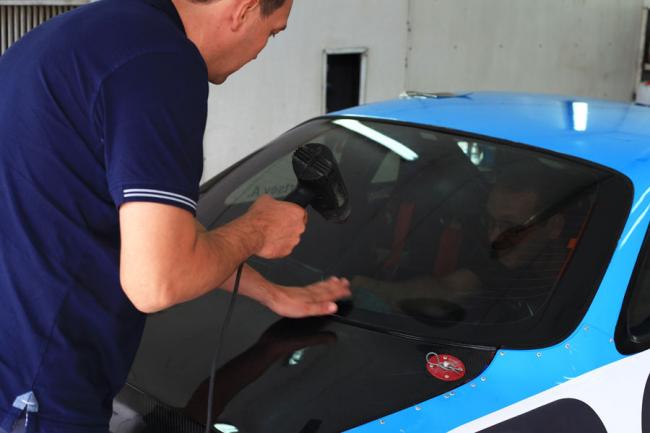 Удаление тонировки с помощью нагрева Удаление тонировки с помощью нагрева