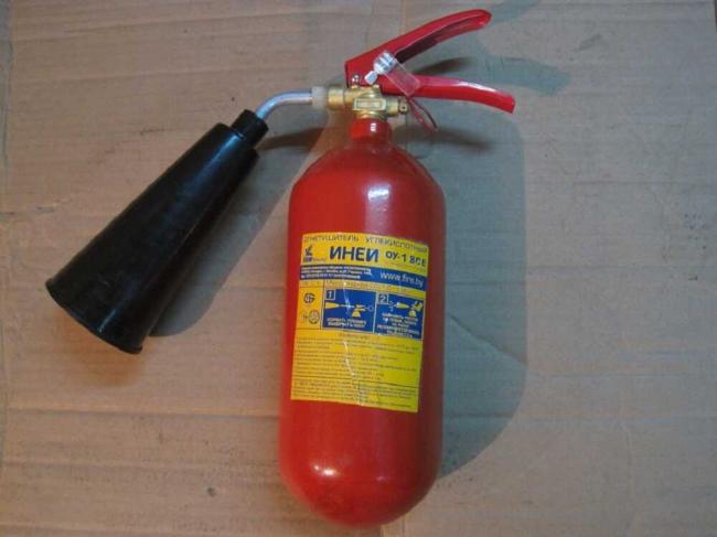 Огнетушитель со сжиженным углекислым газом Углекислотный огнетушитель