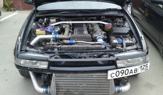 Установка автомобильного интеркулера Установка автомобильного интеркулера