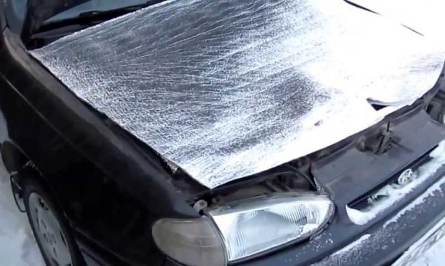 Утепленный двигатель автомобиля Утепление автомобильного двигателя