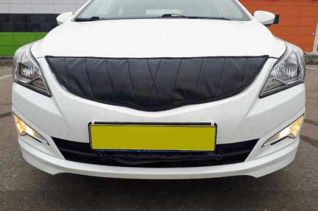 Маска для утепления радиатора машины Утепление радиатора автомобиля