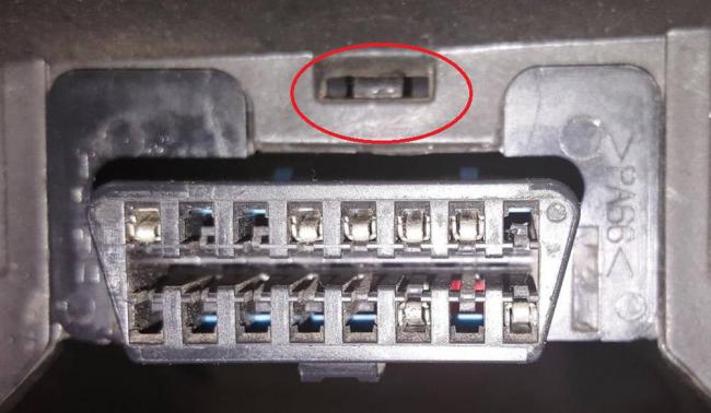 Вид распиновки сканера Вид распиновки сканера