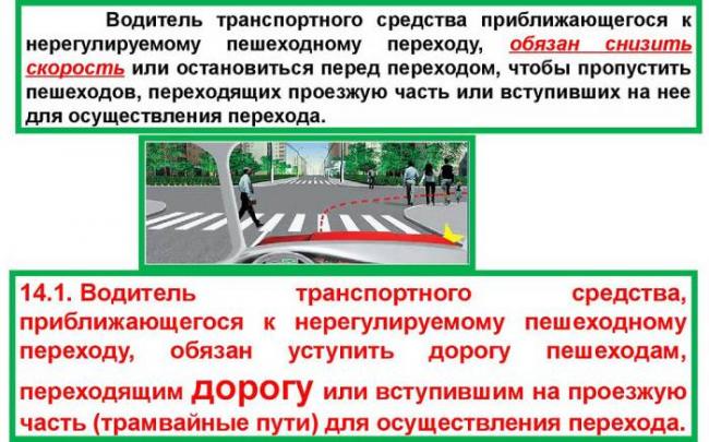 Обязанности автомобилистов на пешеходном переходе Водитель и переход