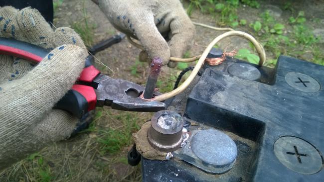 Восстановление клемм аккумулятора авто Восстановление клемм аккумулятора авто