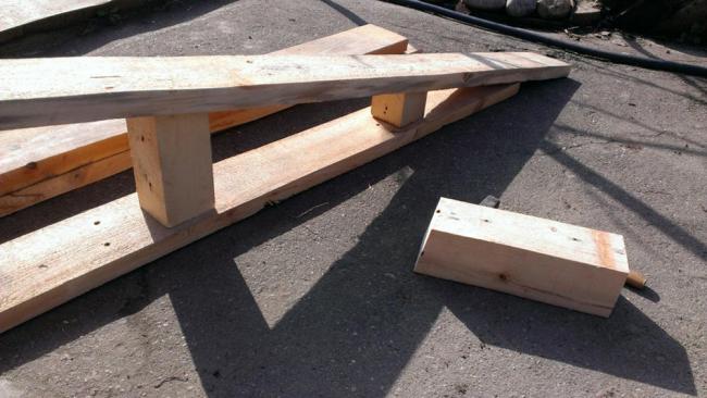 Возведение деревянной мини эстакады Возведение деревянной мини эстакады