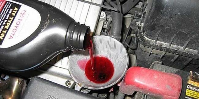 Заливка масла в АКПП Заливка масла в акпп