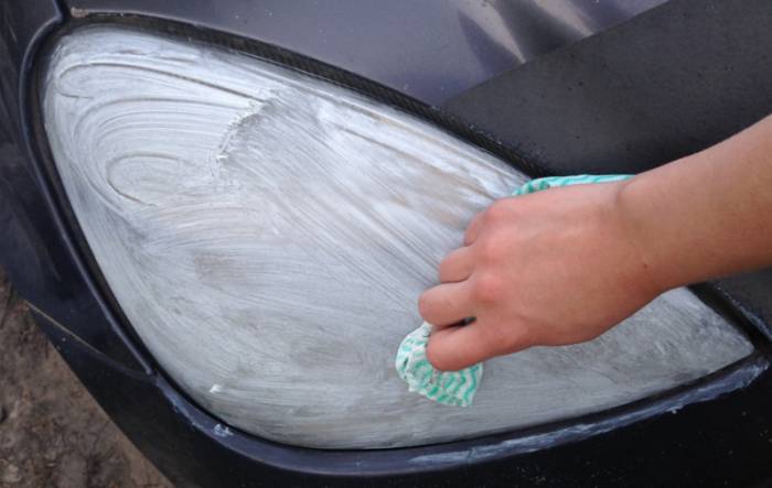 Полировка фар своими руками