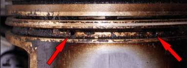 Причины закоксовки элементов камеры сгорания