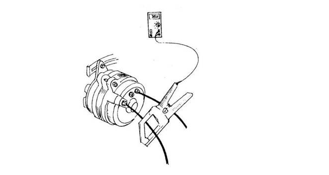 kak proverit tok otdachi generatora