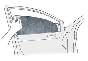 Как снять тонировку без нагрева